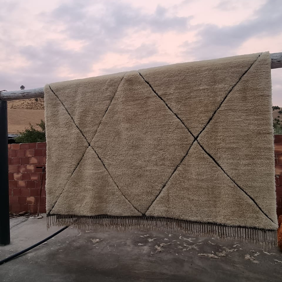 Beni Mrirt Teppich "Rauten" ab 70x140 cm