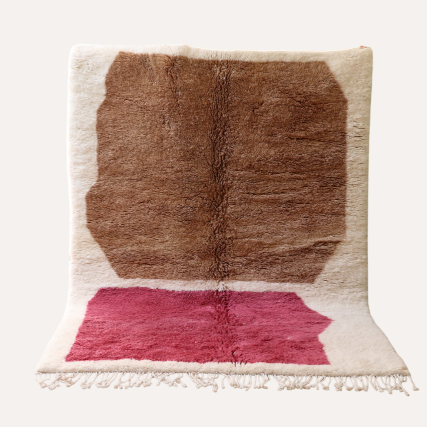 Reserviert! Beni Mrirt Teppich Sandrose 159x213 cm