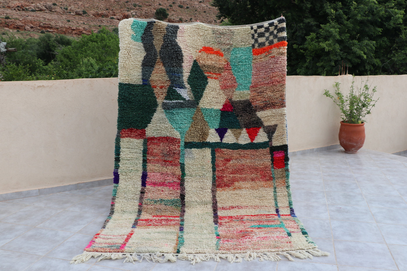 Azilal carpet abstract 168x248 cm