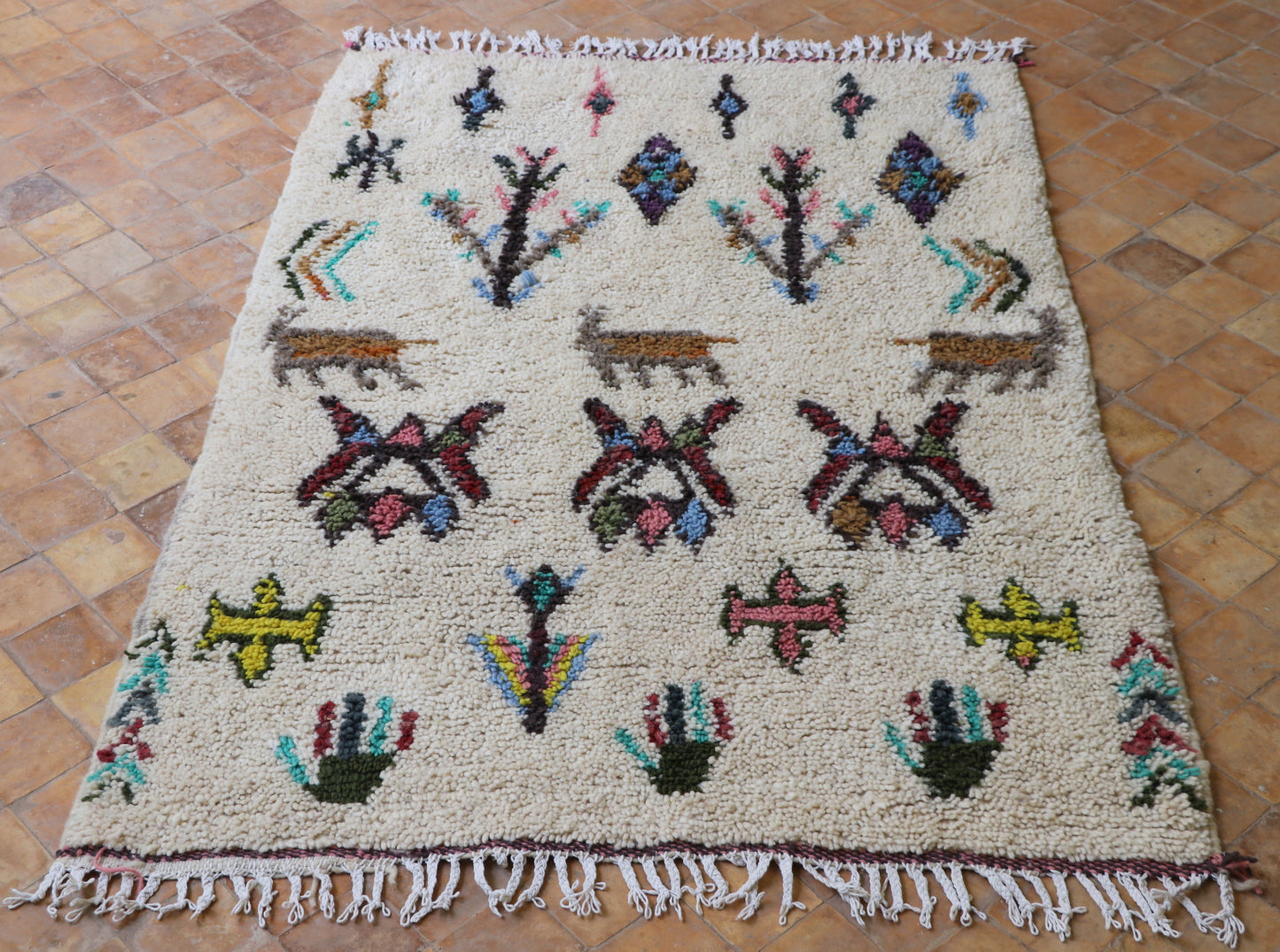 Azilal Berber Teppich 108x154 cm