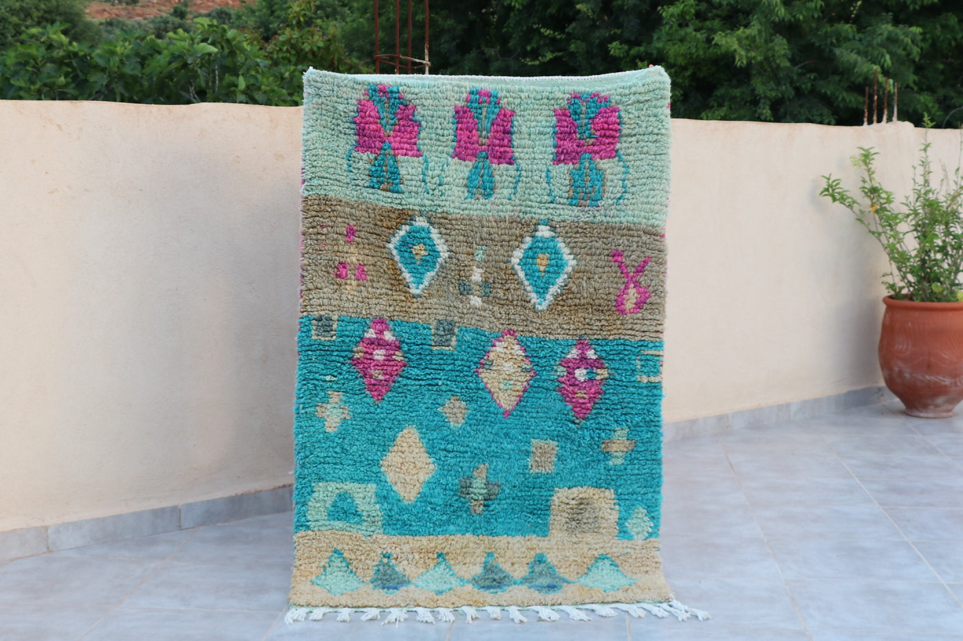 Azilal carpet abstract 168x248 cm