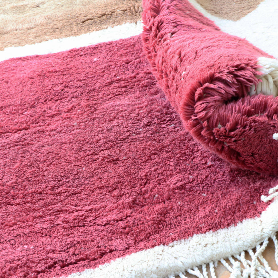 Reserviert! Beni Mrirt Teppich Sandrose 159x213 cm