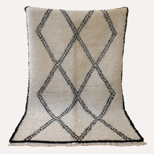 Beni Ourain Teppich 144x230 cm Klassisch