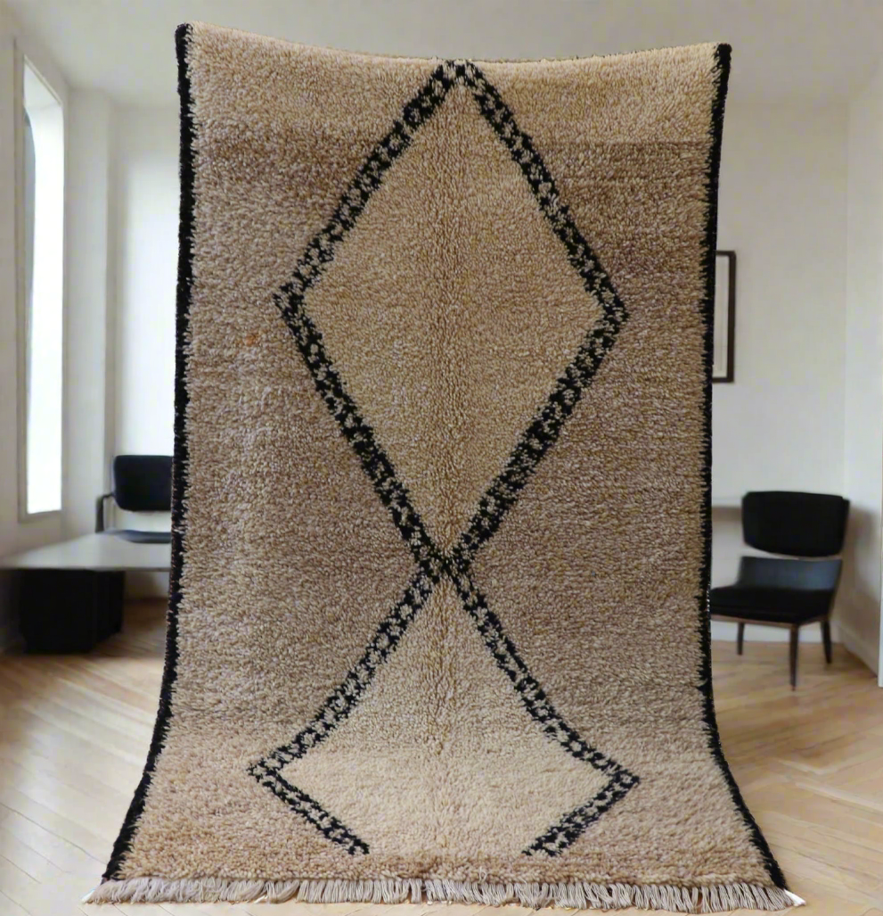 Beni Ourain Berber carpet Diamond 227x303 cm