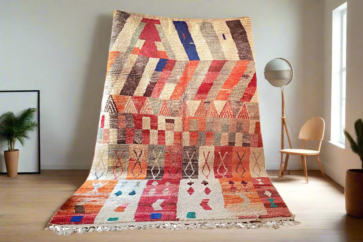 Azilal carpet abstract 168x248 cm