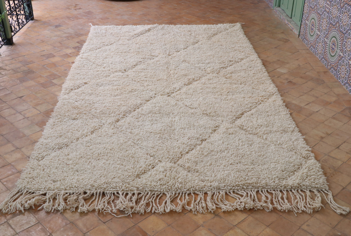 Beni Ourain Berber carpet Diamond 227x303 cm