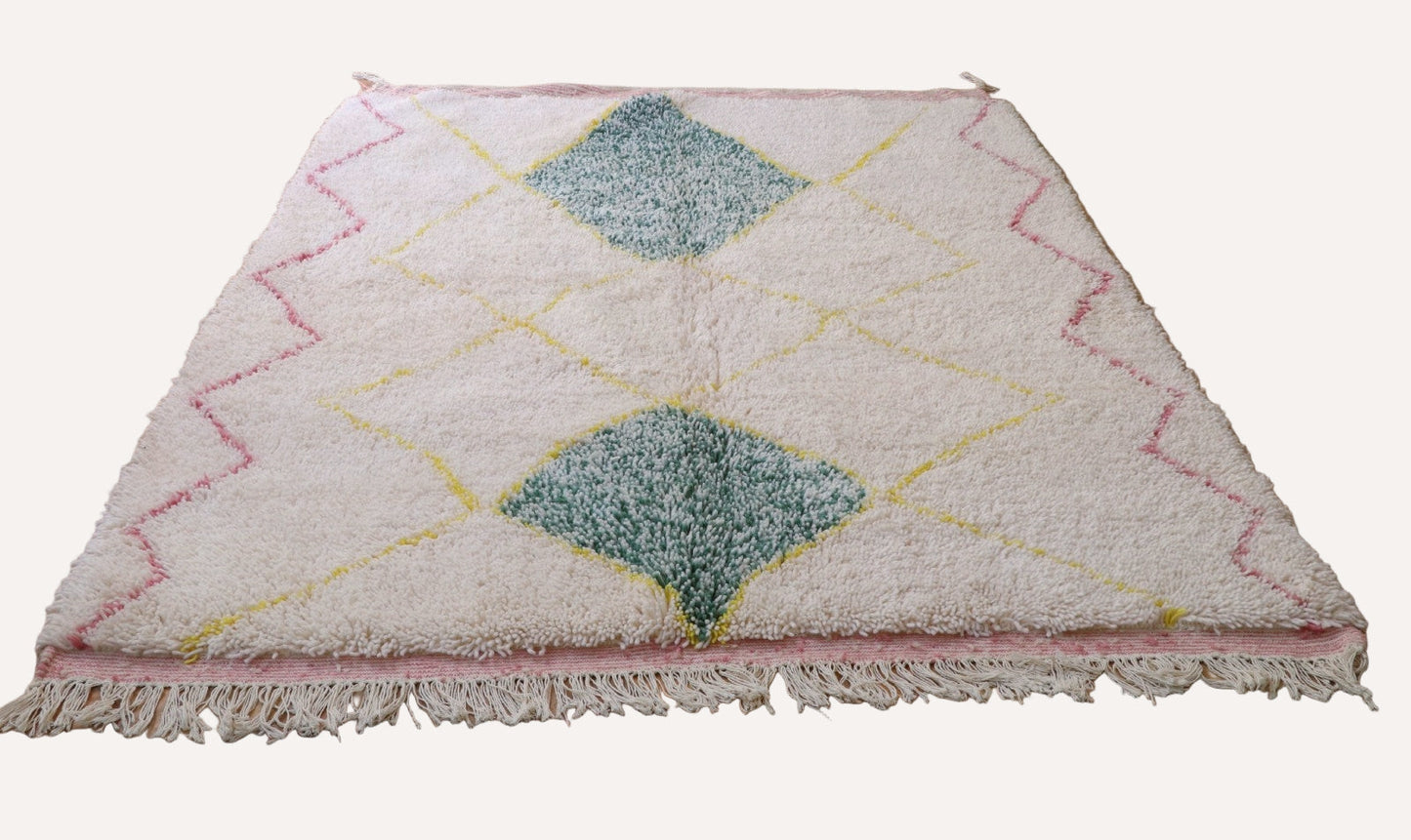 Beni Ourain Berber carpet Diamond 227x303 cm