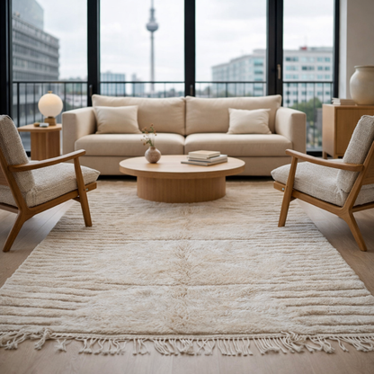 Beni Mrirt Berber Teppich Linea Alba ab 70x140 cm