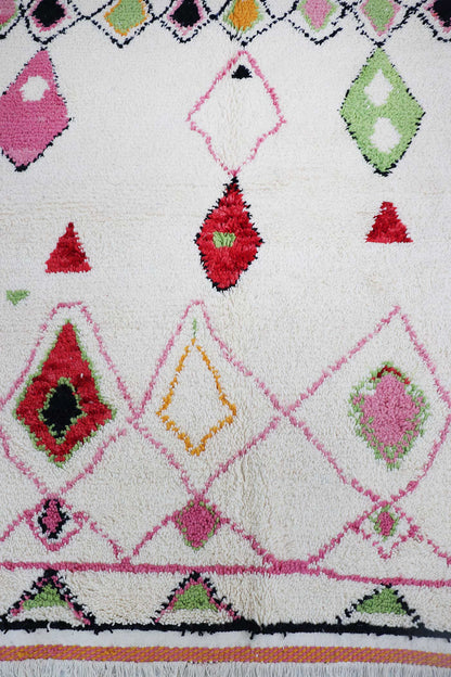 Marokkanischer Teppich Azilal Atlas Blossoms