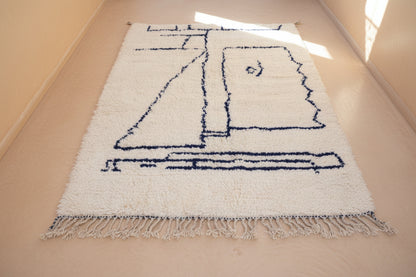 Azilal carpet abstract 168x248 cm