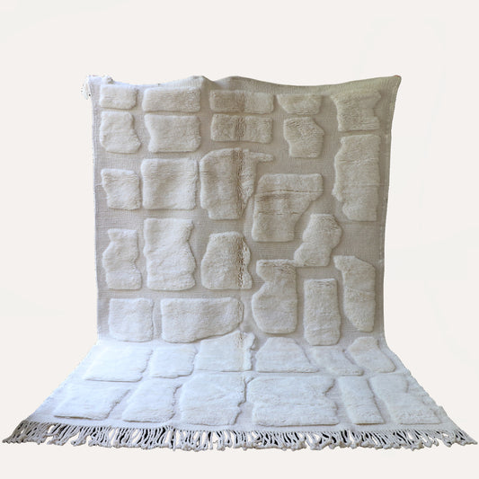 Beni Mrirt Berberteppich Stones 183x192 cm