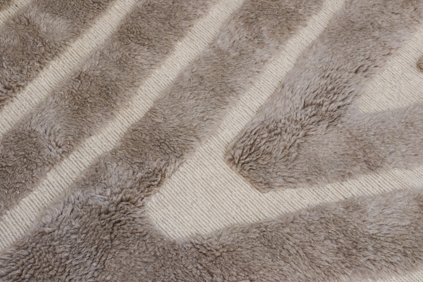 Beni Mrirt Berber Teppich Taupe 208x317 cm