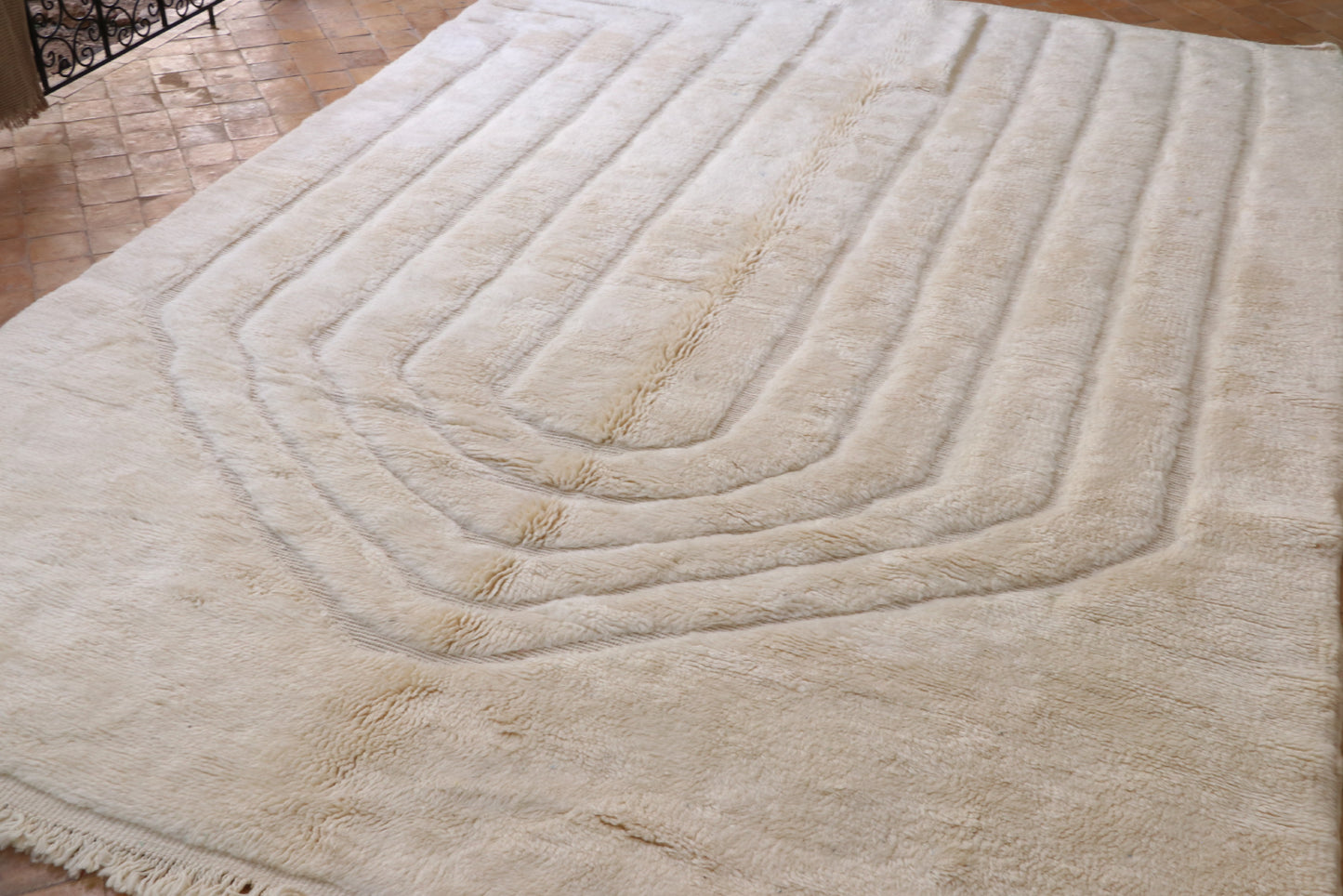 Beni Mrirt Berber Teppich Arc200x309 cm