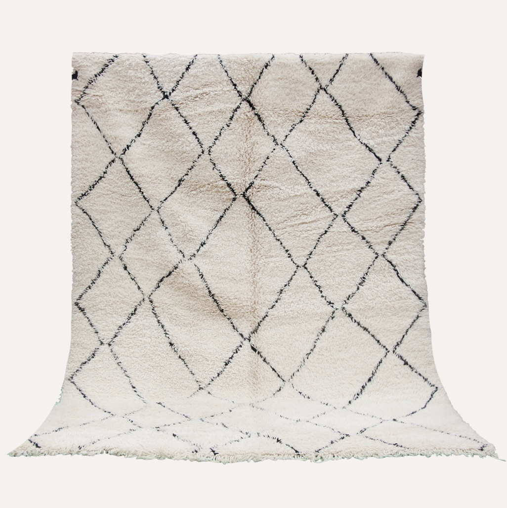Berberteppich Beni Ourain Small Diamonds ab 70x140 cm