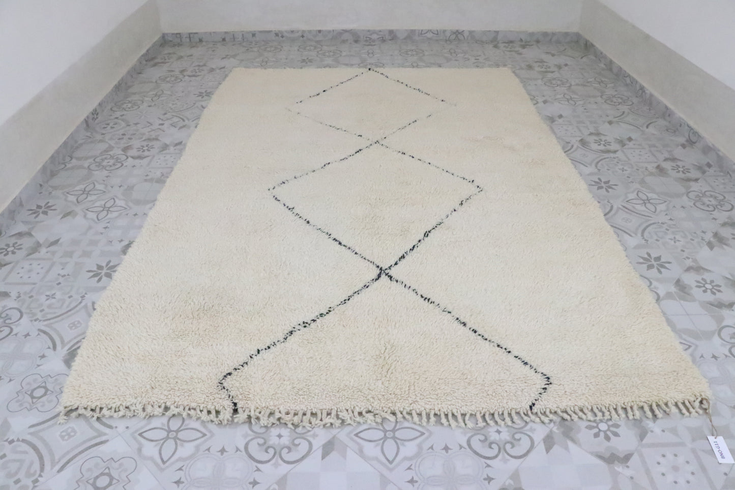 Beni Ourain Berberteppich 204x303 cm