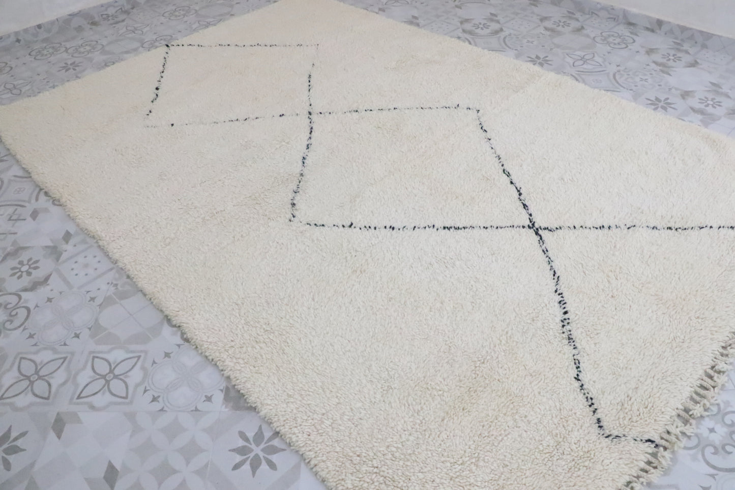 Beni Ourain Berberteppich 204x303 cm