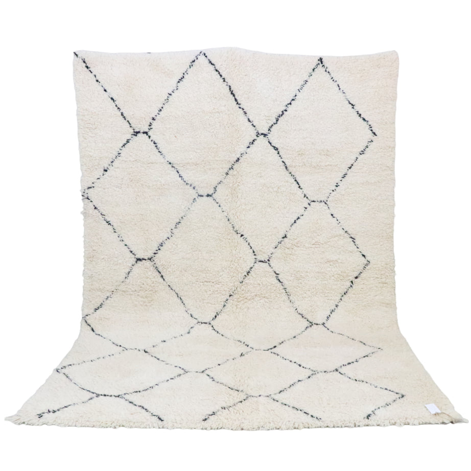 Beni Ourain Berber carpet Diamond 227x303 cm