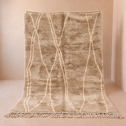 Beni Mrirt Teppich Calm Beige ab 70x140 cm