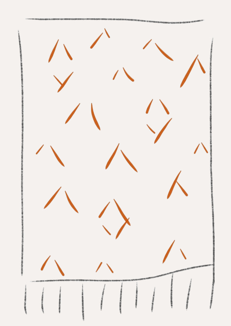 Beni Mrirt art pattern 220x300 cm Kundenentwurf