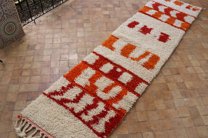 Läufer Beni Ourain Teppich Nice 80x300 cm