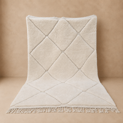 Beni Mrirt Teppich  174x250 cm Classic Diamonds uni