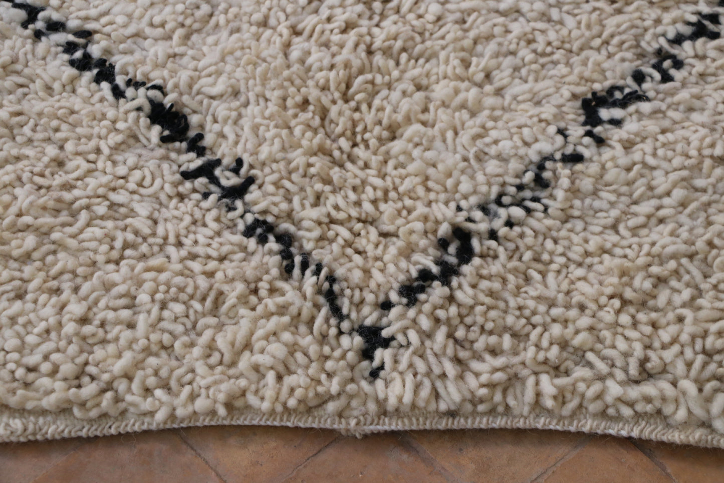 Beni Ourain Teppich 152x237 cm Rauten