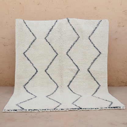 Beni Ourain Wollteppich Diamant in Premium Qualität Reine Handarbeit