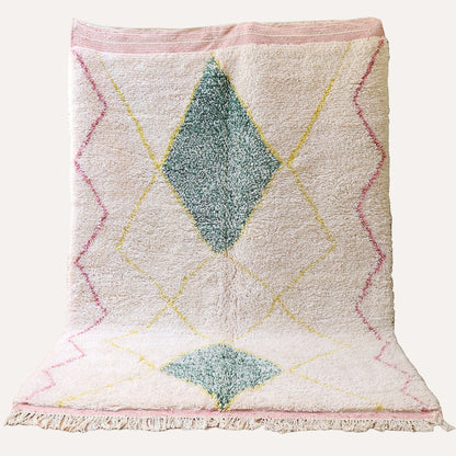 beni Ourain Teppich original aus marokko buntes Muster