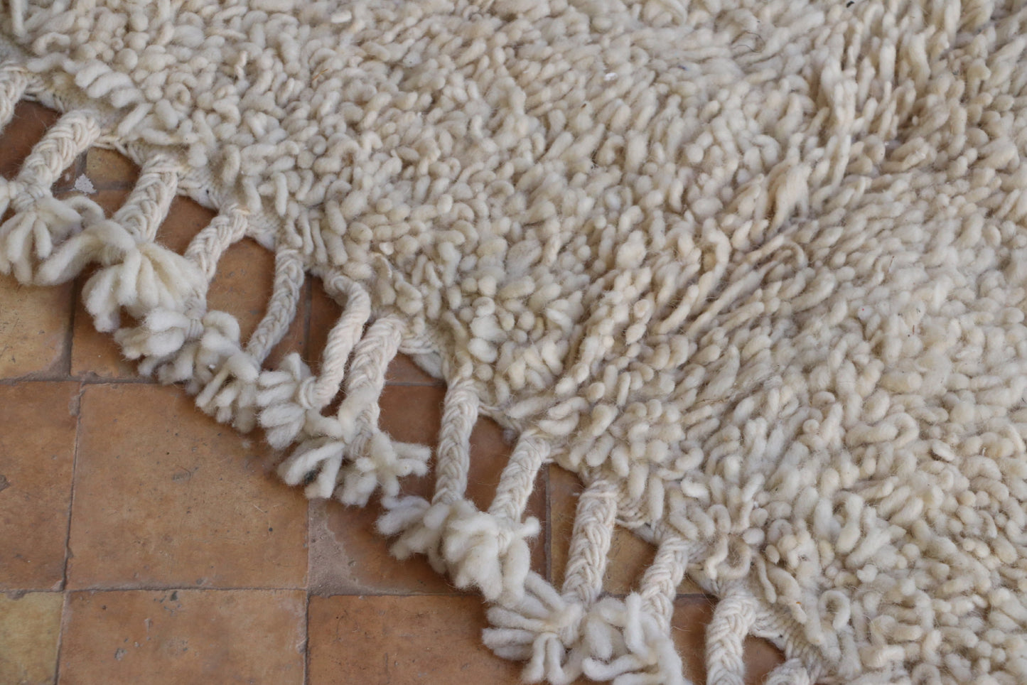 Beni Ourain Teppich 152x237 cm Rauten