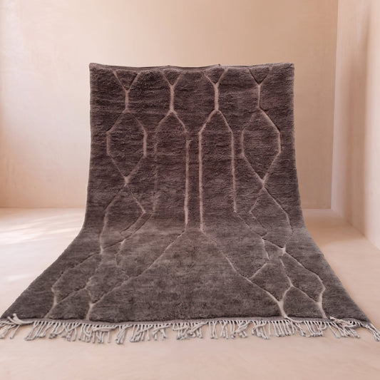 Beni Mrirt Teppich Dark Chocolate 230x325 cm