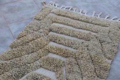 Boujaad Berber Teppich 92x131 cm graugrün