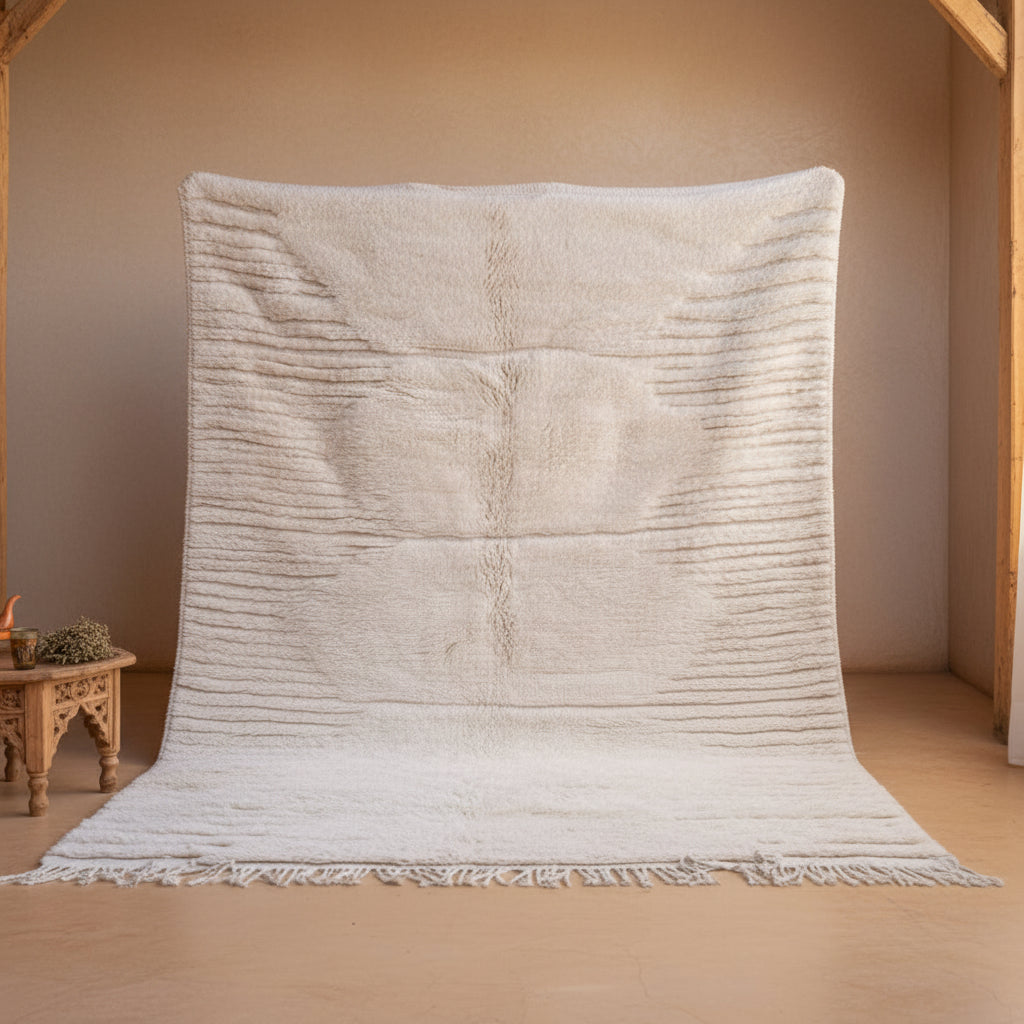 Beni Mrirt Berber Teppich Linea Alba ab 70x140 cm