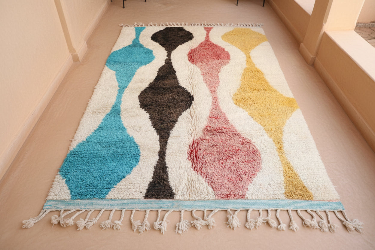 Azilal carpet abstract 168x248 cm
