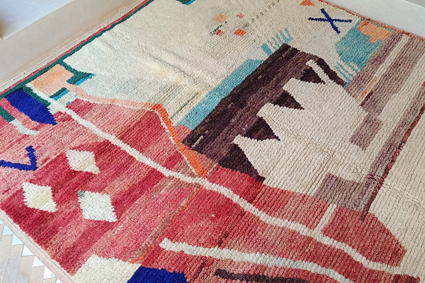 Azilal carpet abstract 168x248 cm