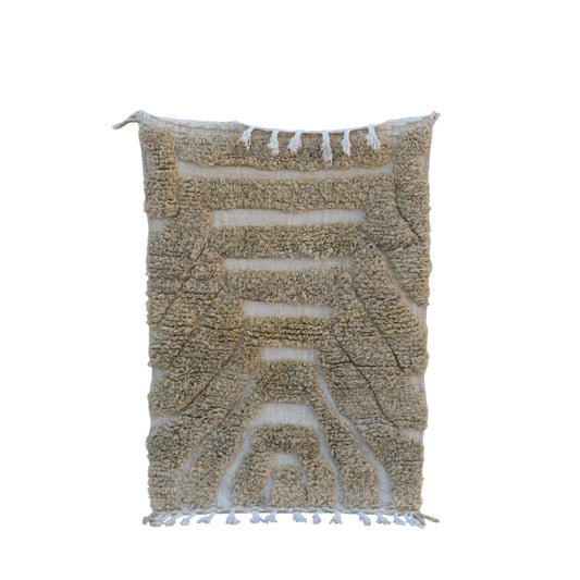 Boujaad Berber Teppich 92x131 cm graugrün