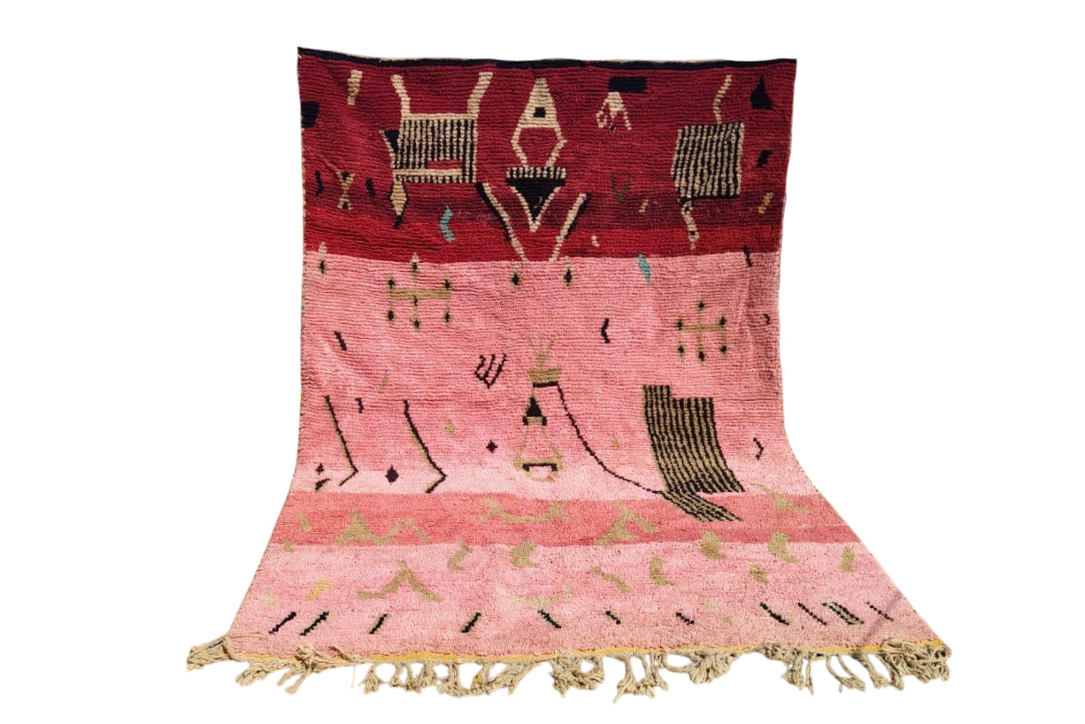 Marokkanischer Berber Teppich Boujaad Hiba