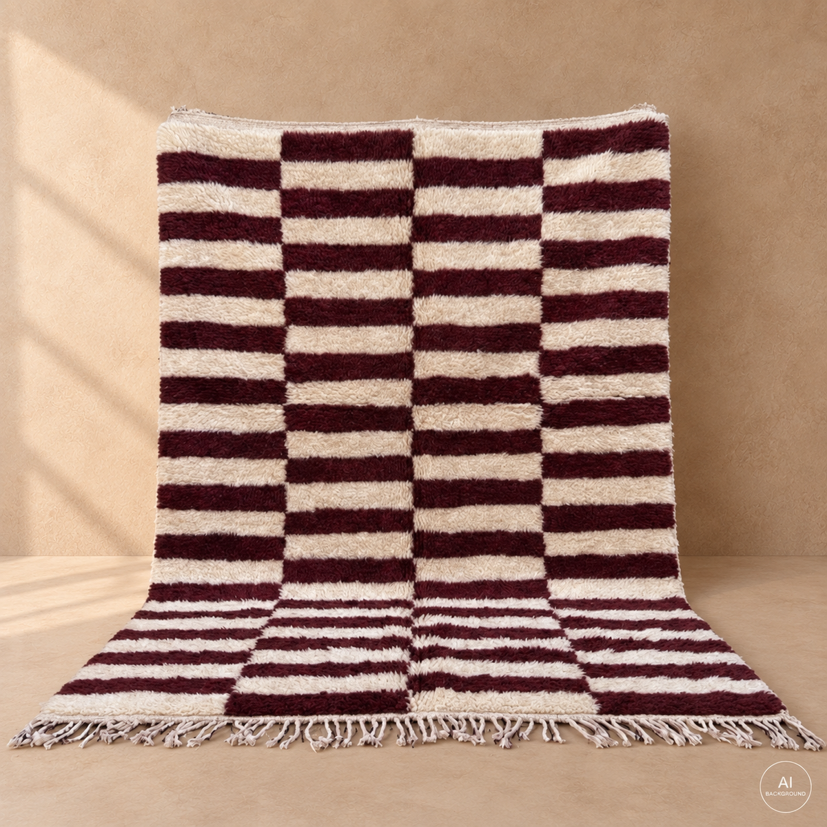 Beni Mrirt Teppich Burgundy ab 70x140 cm