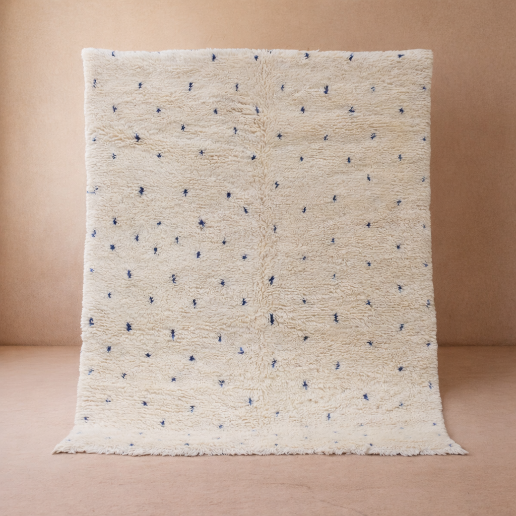 Beni Mrirt Teppich Blue Dots ab 70x140 cm