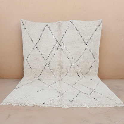 Berberteppich Beni Ourain Wollteppich Mimuna  ab 60x90 cm