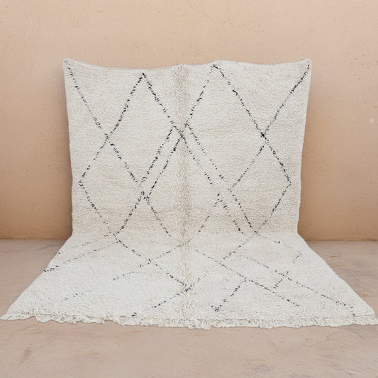 Berberteppich Beni Ourain Wollteppich Mimuna  ab 60x90 cm