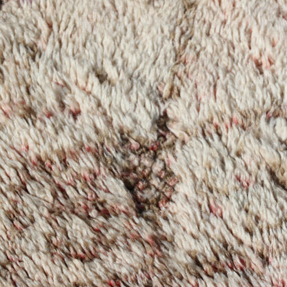 Vintage Beni Ourain Berberteppich 198x268 cm Rauten