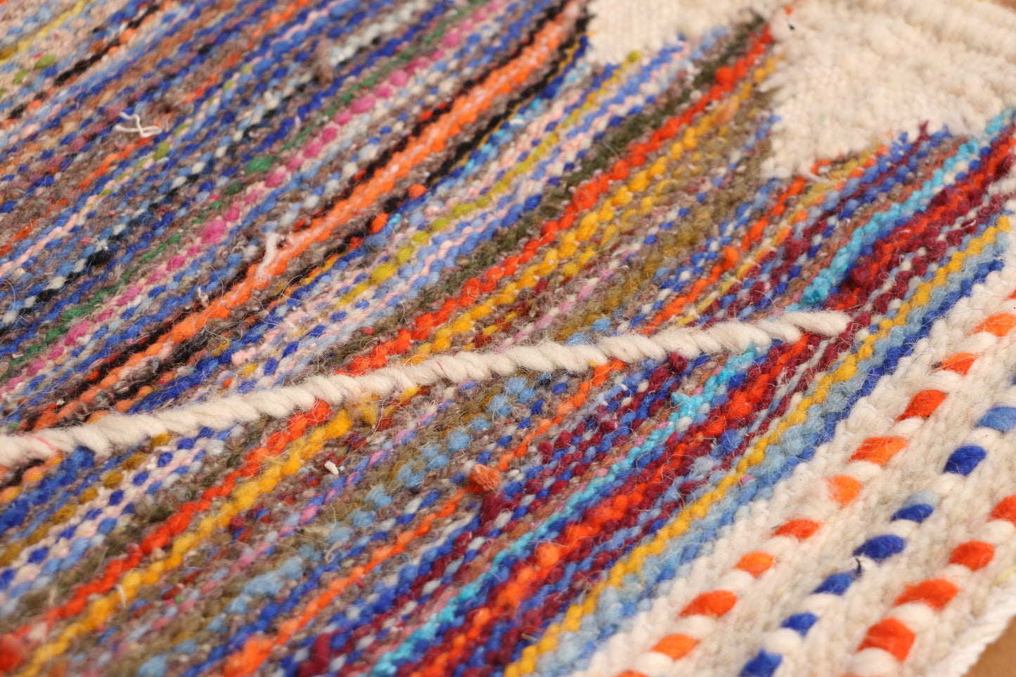 Boujaad Kelim Schurwolle Teppich 155x245 cm