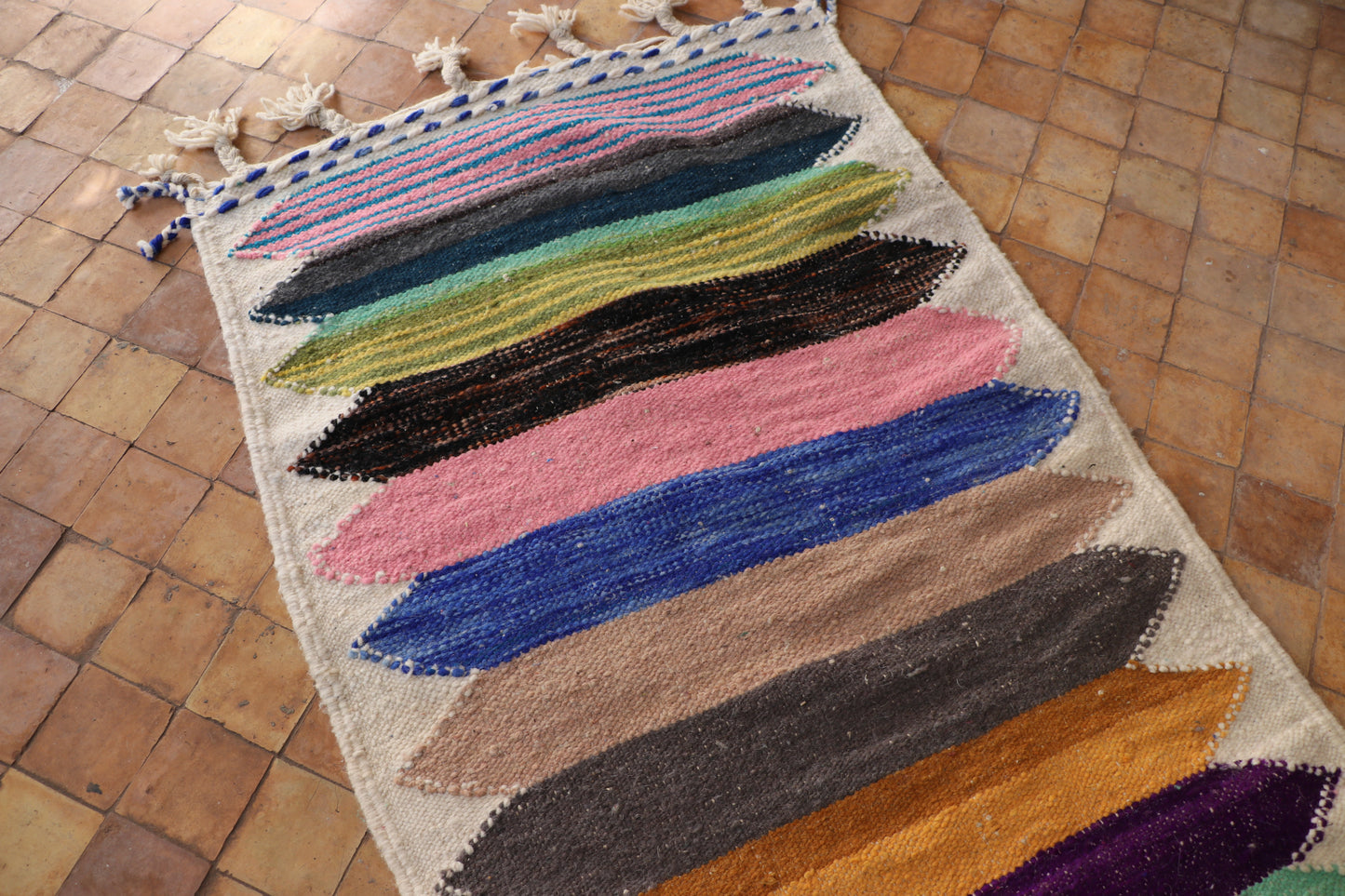 Kelim Läufer Marokko 80x262 cm