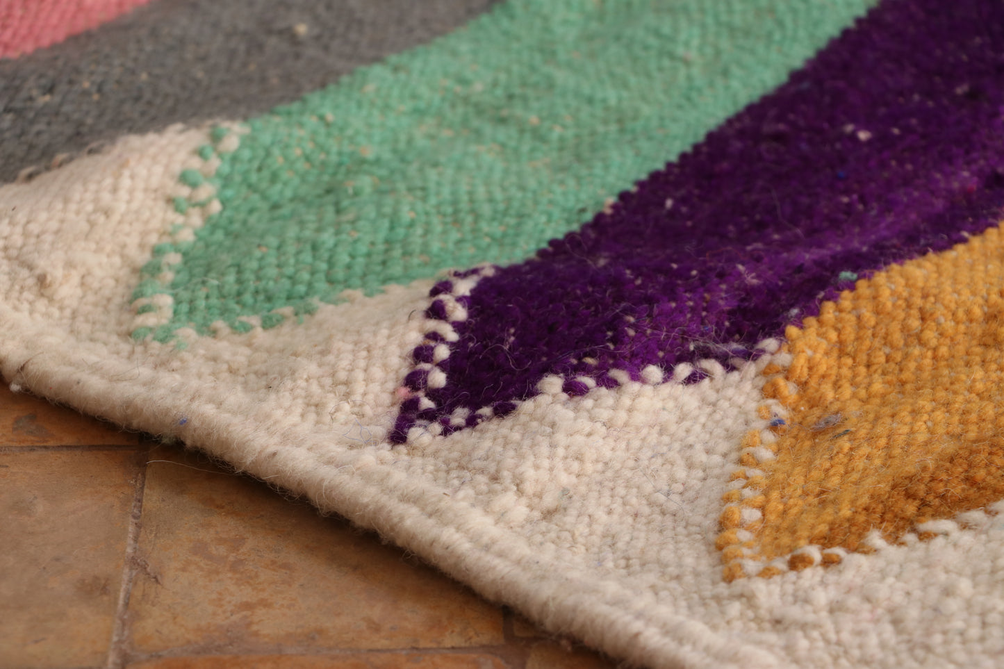 Kelim Läufer Marokko 80x262 cm