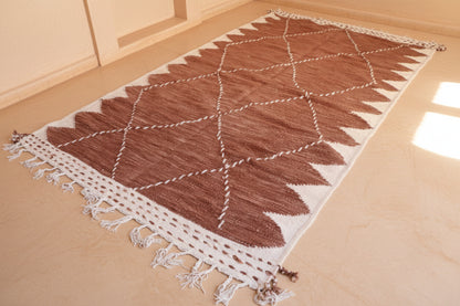 Boujaad Kelim Schurwolle Teppich 153x280 cm