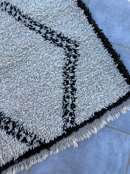 Beni Ourain Teppich 144x230 cm Vintage Muster