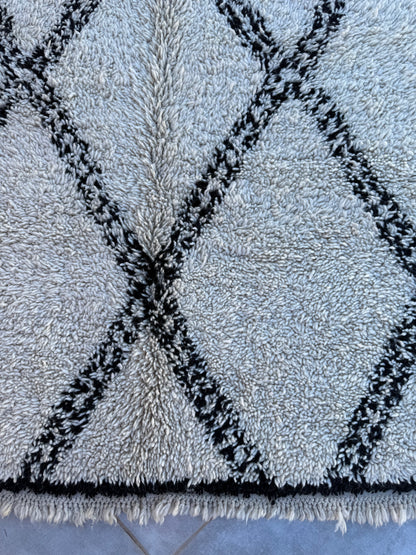 Beni Ourain Teppich 144x230 cm Vintage Muster