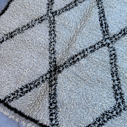 Beni Ourain Teppich 144x230 cm Vintage Muster