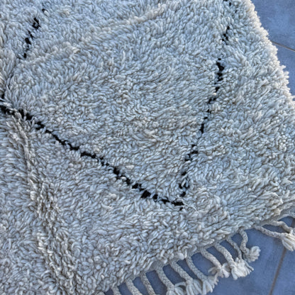 Beni Ourain Teppich 152x237 cm Rauten