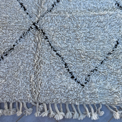 Beni Ourain Teppich 152x237 cm Rauten